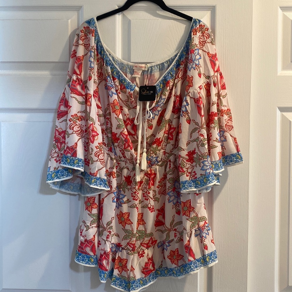 New with tags Flying tomato romper size large